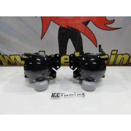 Far&oacute;is de nevoeiro com luz branca 5000k para BMW E90, E91, E60, E61 com para-choques frontal M3 ou M5 fundo escurecido (smoke) 