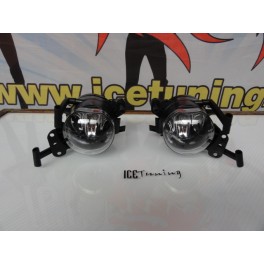 Far&oacute;is de nevoeiro em cristal com luz branca 5000k para BMW E90, E91, E60, E61 com para-choques frontal pack M