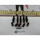Porcas Lug Nuts Para Honda,Mazda,Etc 45mm 12x1.50 Preto mate Conjunto 20 Unidades