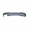 Difusor / Lip / Spoiler BMW F10 / F11 2010 - 2017 M-Performance Dupla Saida em preto mate em plástico ABS