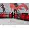 Farolins / faróis raseiros para MERCEDES W201 190 82-93 fundo vermelho smoke estilo inpro