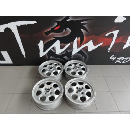 Conjunto 4 jantes originais usadas em bom estado MINI Cooper 15 x 5.5J ET45 4x100 BC 56.1, 7 furos (R81 / 7-Hole), 1512458