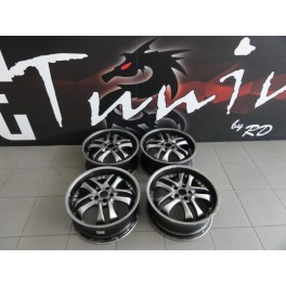 Conjunto 4 jantes KOSEI GZZA G5 usadas em bom estado para Audi, Seat, Skoda, VW, 17 x 7J ET38 5x100 BC 72.6