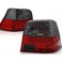 Faróis / farolins VW Golf 4 Vermelho / Smoke
