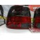 Faróis / farolins VW Golf 4 Vermelho / Smoke
