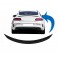 Lip / Spoiler / Aileron traseiro em preto piano brilhante para Mercedes W205 COUPE 2013-2021 AMG / C63 look em plástico ABS