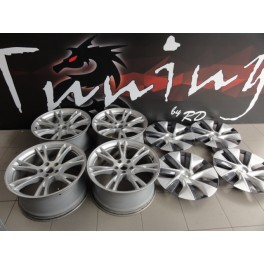 Conjunto 4 jantes + 4 tamp&otilde;es originais usadas em bom estado para Tesla Model Y (5YJY) 19-26, 1188222-00-C,19 x 9.5J ET45