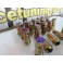 Porcas Lug Nuts Para Honda, Mazda, Ford, Toyota, Hyundai, Lexus, Mitsubishi, Etc 45mm 12x1.50 titânio / NEO Conjunto 20 Unidades