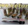 Porcas Lug Nuts Para Honda, Mazda, Ford, Toyota, Hyundai, Lexus, Mitsubishi, Etc 45mm 12x1.50 titânio / NEO Conjunto 20 Unidades