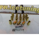 Porcas Lug Nuts Para Honda, Mazda, Ford, Toyota, Hyundai, Lexus, Mitsubishi, Etc 45mm 12x1.50 dourado  Conjunto 20 Unidades