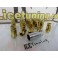 Porcas Lug Nuts Para Honda, Mazda, Ford, Toyota, Hyundai, Lexus, Mitsubishi, Etc 45mm 12x1.50 Preto mate Conjunto 20 Unidades