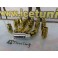 Porcas Lug Nuts Para Honda, Mazda, Ford, Toyota, Hyundai, Lexus, Mitsubishi, Etc 45mm 12x1.50 Preto mate Conjunto 20 Unidades