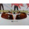 Piscas frontais + lâmpadas de pisca "diaden vision" para HONDA CIVIC 92-95 2/3 Portas fundo laranja / smoke (escurecido)