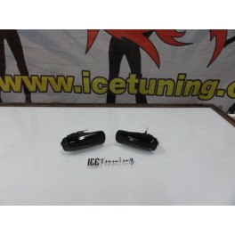 Piscas / far&oacute;is / farolins laterais em led din&acirc;mico fundo preto smoke para Honda civic 96-01, HRV, prelude