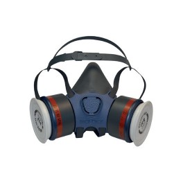 Respirator Mask with gas and particle filters