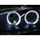 Led universal para Angel eyes (AUDI, BMW, OPEL, PEUGEOT, SEAT, VW, ETC) do fabricante de farois JUN YAN Branco 6500k