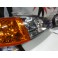 Farois frontais Honda civic 92-95 JDM Fundo + piscas frontais Honda civic 92-95 3 portas fundo laranja Euro Look