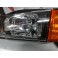 Farois frontais Honda civic 92-95 JDM Fundo + piscas frontais Honda civic 92-95 3 portas fundo laranja JDM Look