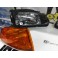 Farois frontais Honda civic 92-95 JDM Fundo + piscas frontais Honda civic 92-95 3 portas fundo laranja JDM Look