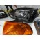 Farois frontais Honda civic 92-95 JDM Fundo + piscas frontais Honda civic 92-95 3 portas fundo laranja JDM Look