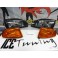 Farois frontais Honda civic 92-95 JDM Fundo + piscas frontais Honda civic 92-95 2 portas fundo laranja JDM Look