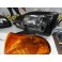 Farois frontais Honda civic 92-95 JDM Fundo + piscas frontais Honda civic 92-95 2 portas fundo laranja JDM Look
