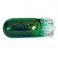 Lâmpada T10 Wegne Verde Potência: 5W Voltagem: 12 V Base: W2.1X9.5D