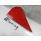 Rodo de acabamento vermelho
