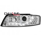 DAYLINE headlights AUDI A4 8E 01-04 _ drl-optic _ chrome