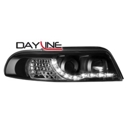 DAYLINE headlights AUDI A4 B5 _drl-optic _ black