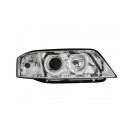 headlights Audi A6 97-01 _ 2 halo rims