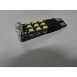 Lampadas em leds Can Bus T10 / w5w 25 leds 3020SMD Branco 3W, 220 LUMENS c/1 ano de garantia