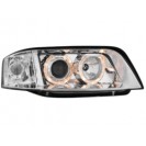 headlights Audi A6 01-03 _ 2 halo rims
