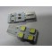 Led T10 sem polaridade 4leds 5050SMD Branco 1.4W, 85 LUMENS c/1 ano de garantia