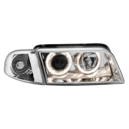 headlights AUDI A4 B5 95-98 _ 2 halo rims
