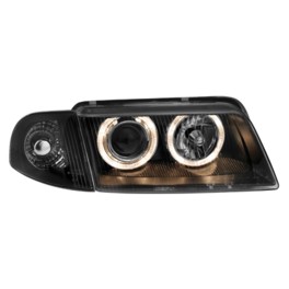 headlights AUDI A4 B5 95-98 _ 2 halo rims
