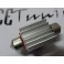 Led Canbus Festoon 3leds 5050SMD com dissipador de calor Branco 2W, 75 LUMENS c/1 ano de garantia