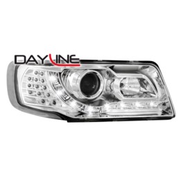 DAYLINE headlights AUDI 100 Typ 4C_ drl optic _ chrome