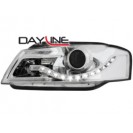 DAYLINE headlights AUDI A3 8P 03-08 _drl-optic_ chrome