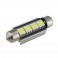 Led Canbus Festoon 4leds 5050SMD com dissipador de calor Branco 1.8W, 100 LUMENS 41mm c/1 ano de garantia