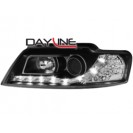DAYLINE headlights AUDI A4 8HE 01-04 _ drl-optic _ black