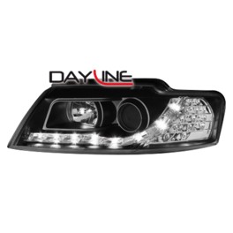 DAYLINE headlights AUDI A4 8HE 01-04 _ drl-optic _ black