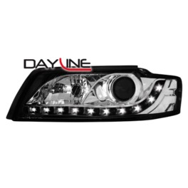 DAYLINE headlights AUDI A4 8E 01-04 _ drl-optic _ black
