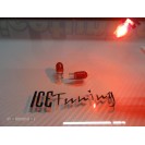 Lampadas Minimos / Matricula / interior T10 / w5w Vermelho CAN BUS