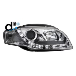 D-LITE headlights Audi A4 B7 DAYTIME RUNNING LIGHT R87