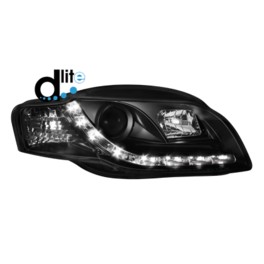 D-LITE headlights Audi A4 B7 DAYTIME RUNNING LIGHT R87