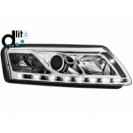 DAYLINE headlights AUDI A6 4F 04-07 _drl-optic _ chrome