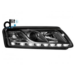 DAYLINE headlights AUDI A6 4F 04-07 _drl-optic _ black