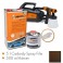 Kit de pintura frozen brown metallic matt, máquina + 5 L Carbody Spray Film + 500 ml thinner