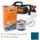 Kit de pintura laguna blue metallic matt, máquina + 5 L Carbody Spray Film + 500 ml thinner